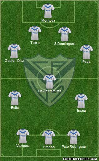 Vélez Sarsfield Formation 2012