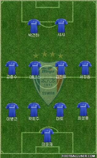 Suwon Samsung Blue Wings Formation 2012