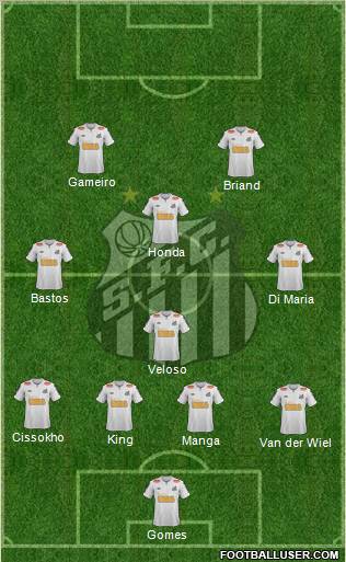 Santos FC Formation 2012