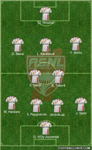 A.S. Nancy Lorraine Formation 2012