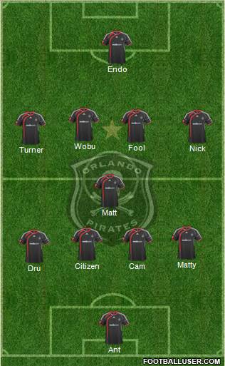 Orlando Pirates Formation 2012