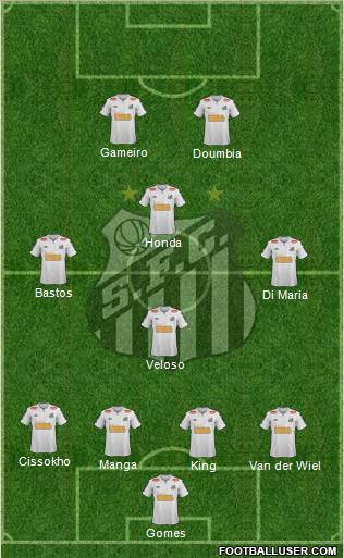 Santos FC Formation 2012