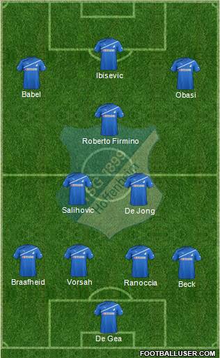 TSG 1899 Hoffenheim Formation 2012