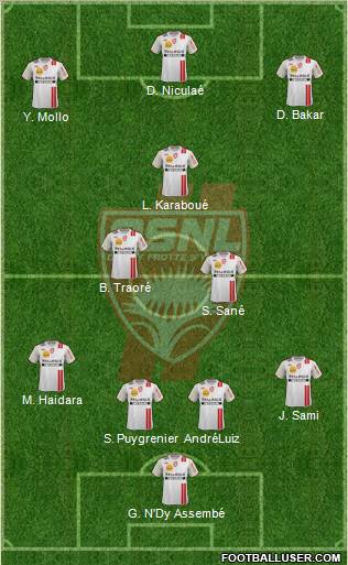 A.S. Nancy Lorraine Formation 2012