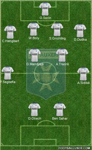 A.J. Auxerre Formation 2012