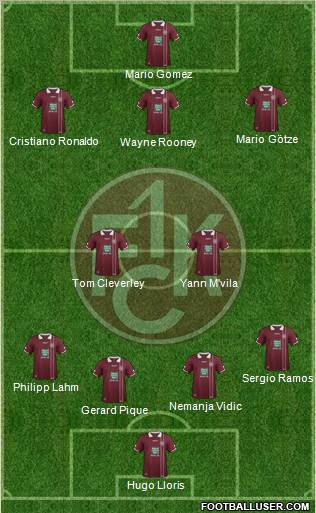 1.FC Kaiserslautern Formation 2012