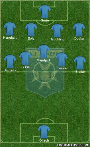 A.J. Auxerre Formation 2012