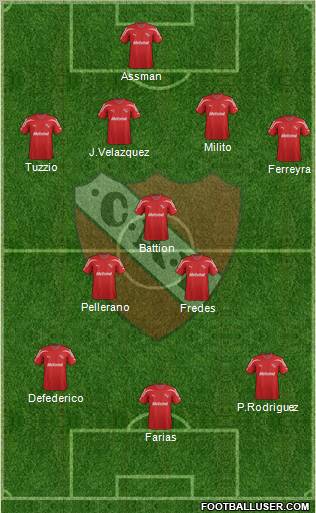 Independiente Formation 2012