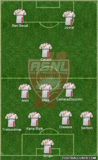 A.S. Nancy Lorraine Formation 2012