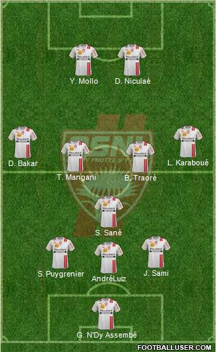 A.S. Nancy Lorraine Formation 2012