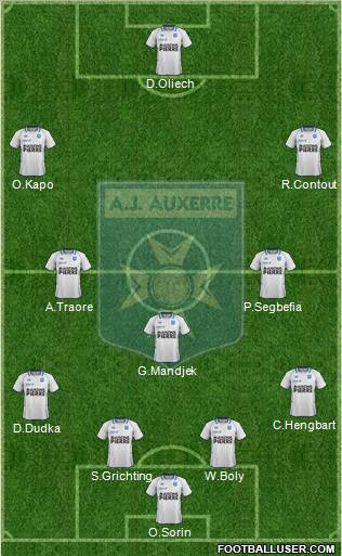 A.J. Auxerre Formation 2012