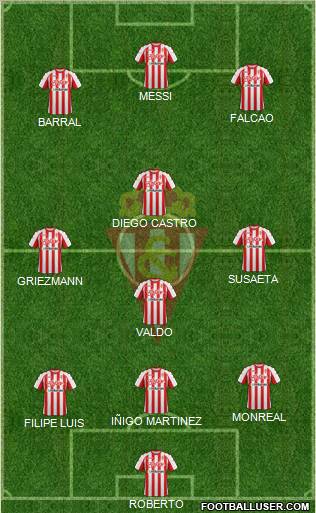 Real Sporting S.A.D. Formation 2012