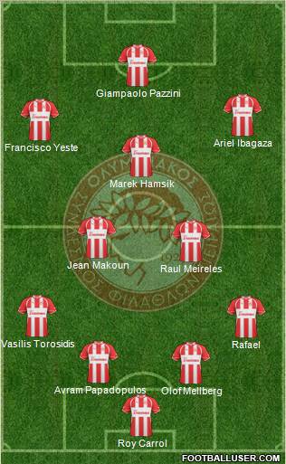 Olympiakos SF Piraeus Formation 2012