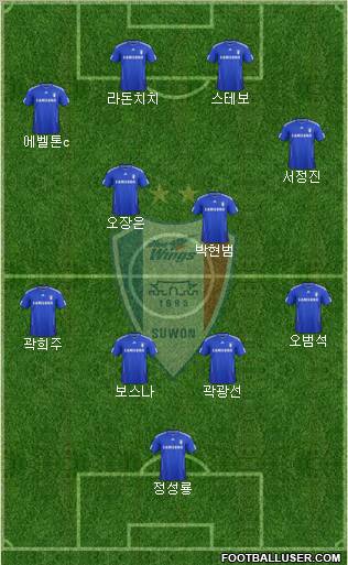 Suwon Samsung Blue Wings Formation 2012