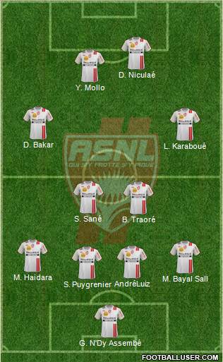 A.S. Nancy Lorraine Formation 2012