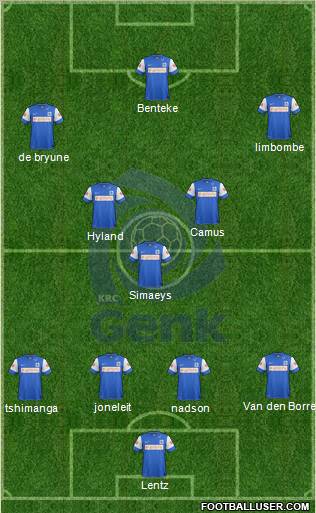 K Racing Club Genk Formation 2012