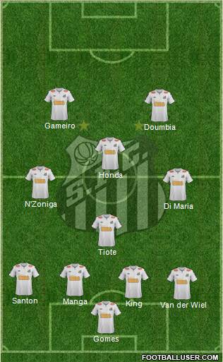 Santos FC Formation 2012