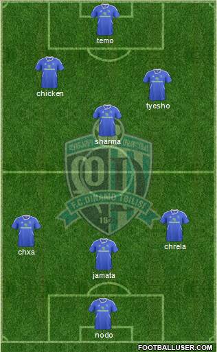 Dinamo Tbilisi Formation 2012