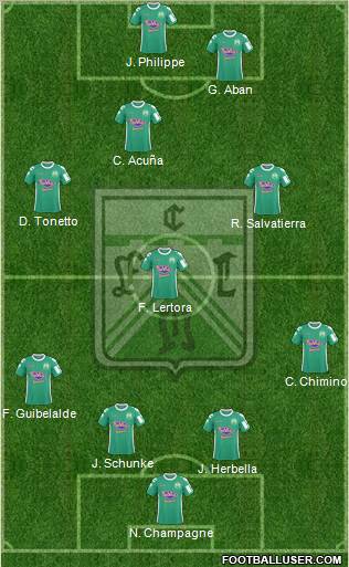 Ferro Carril Oeste Formation 2012