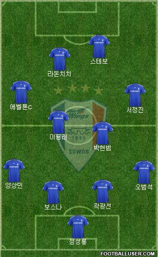 Suwon Samsung Blue Wings Formation 2012