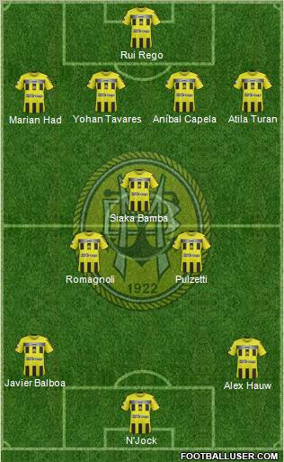 Sport Clube Beira-Mar Formation 2012