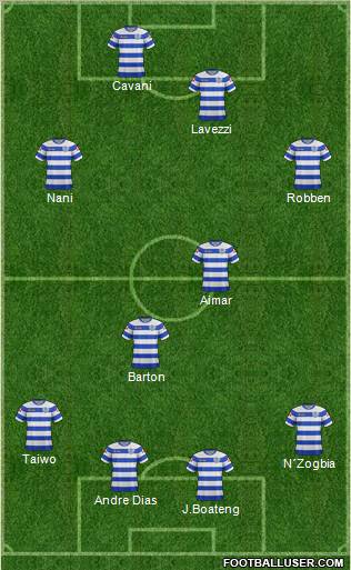 Queens Park Rangers Formation 2012