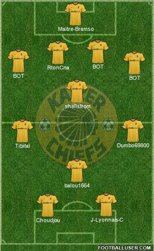 Kaizer Chiefs Formation 2012