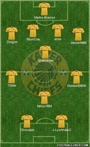 Kaizer Chiefs Formation 2012