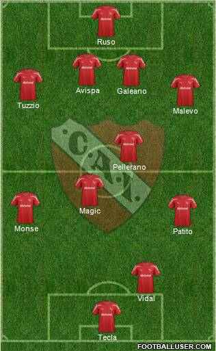 Independiente Formation 2012