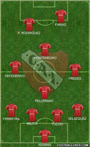 Independiente Formation 2012