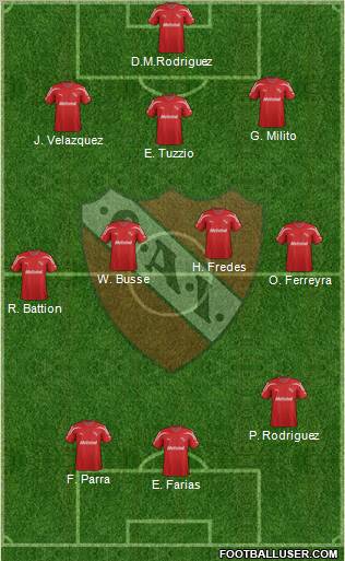 Independiente Formation 2012