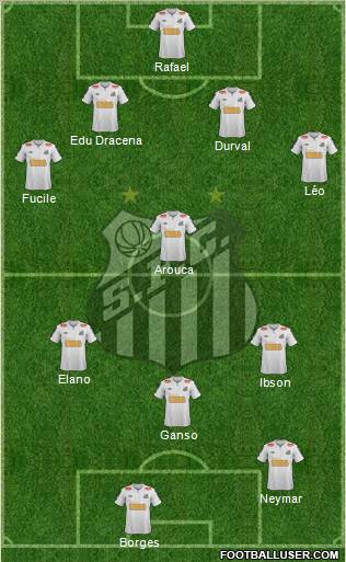 Santos FC Formation 2012