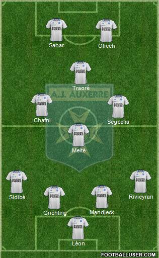 A.J. Auxerre Formation 2012