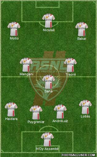 A.S. Nancy Lorraine Formation 2012