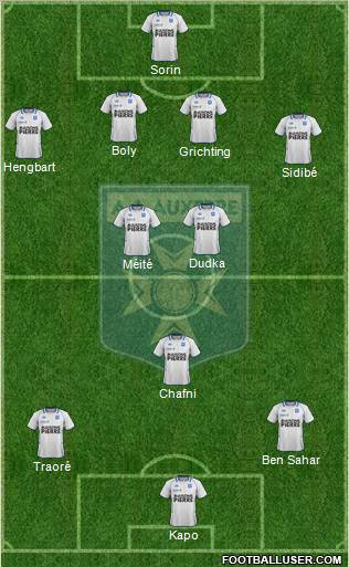 A.J. Auxerre Formation 2012