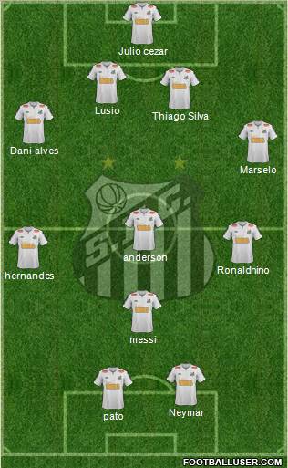 Santos FC Formation 2012