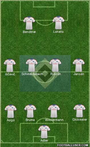 Hamburger SV Formation 2012