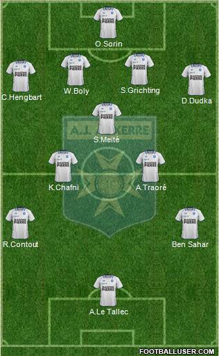 A.J. Auxerre Formation 2012