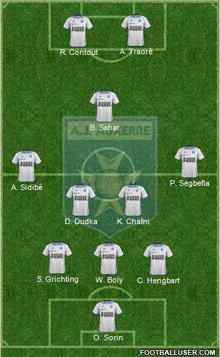 A.J. Auxerre Formation 2012