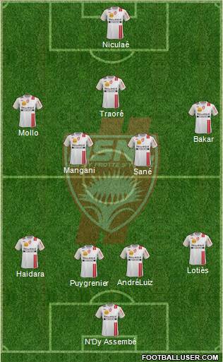 A.S. Nancy Lorraine Formation 2012