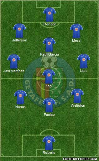 Getafe C.F., S.A.D. Formation 2012