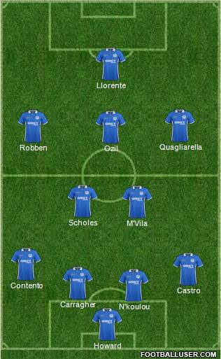 Wigan Athletic Formation 2012