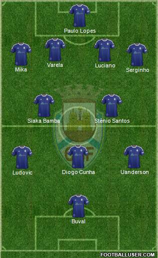 Clube Desportivo Feirense Formation 2012