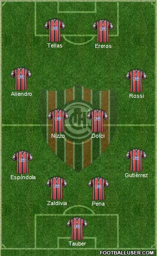 Chacarita Juniors Formation 2012