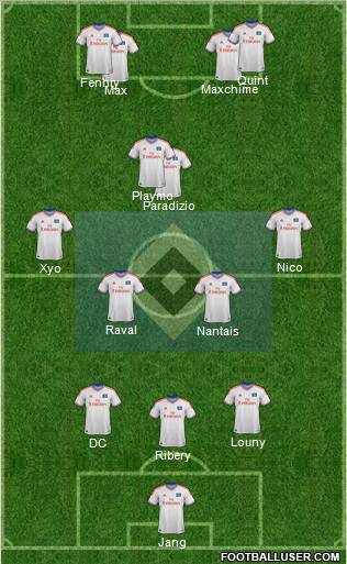 Hamburger SV Formation 2012