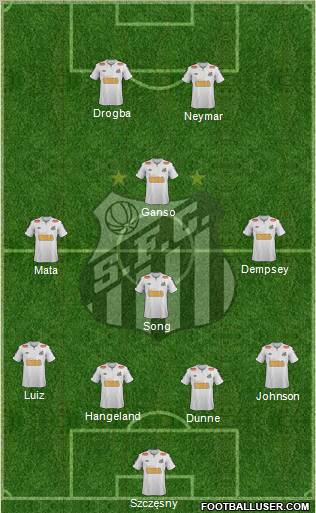 Santos FC Formation 2012