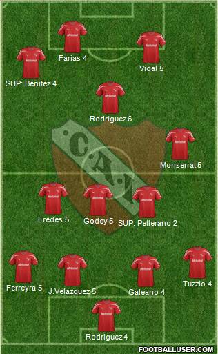 Independiente Formation 2012