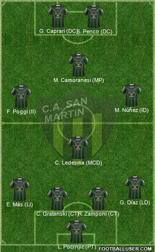 San Martín de San Juan Formation 2012