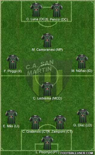 San Martín de San Juan Formation 2012