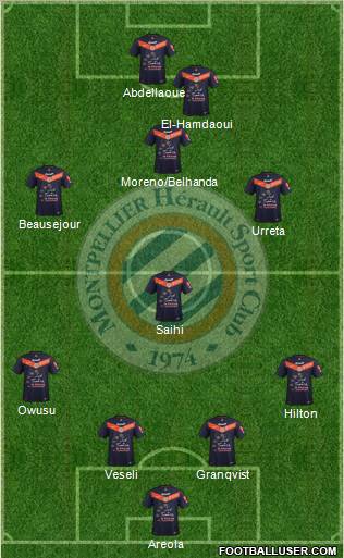 Montpellier Hérault Sport Club Formation 2012